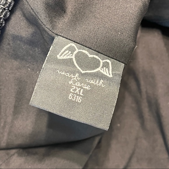 HELL BUNNY Skull & Daisy Floral Corset Top - Picture 7 of 11